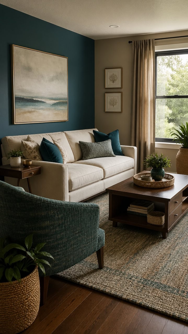 cream sofa for empty nesters