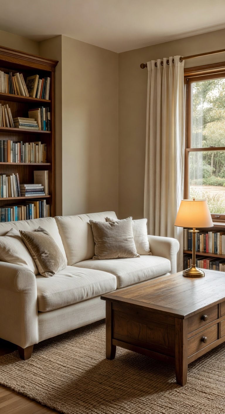 cream sofa living room ideas