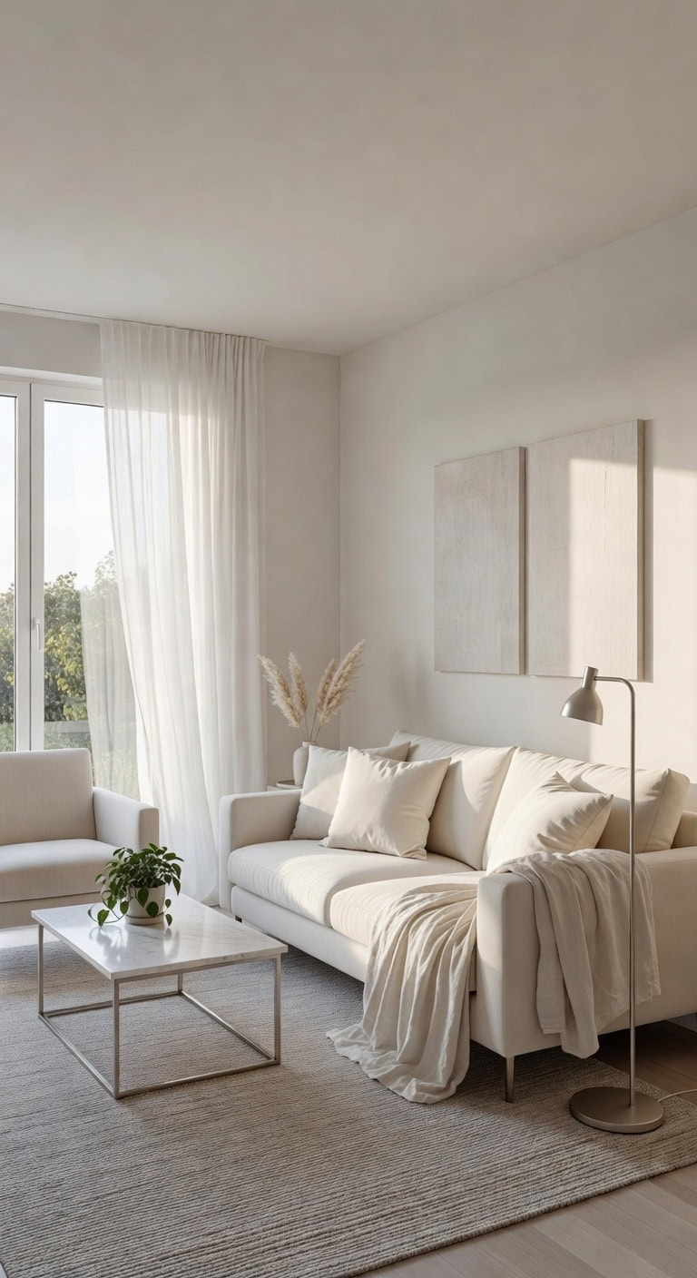 cream sofa white walls cream sofa white walls