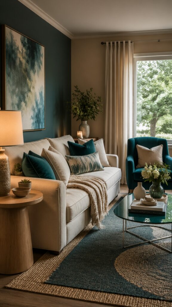 Cream Walls Living Room for the Woman Who Just Got Rid of the Last Piece of Furniture She Never Liked