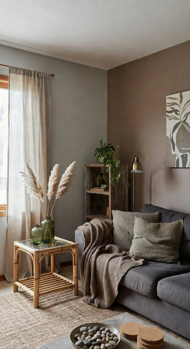 eco friendly bamboo living room