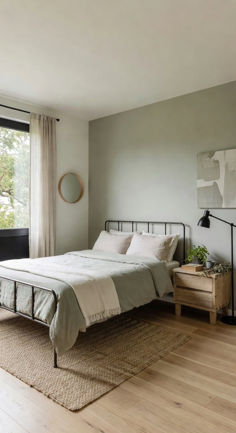 eco friendly black metal bedroom