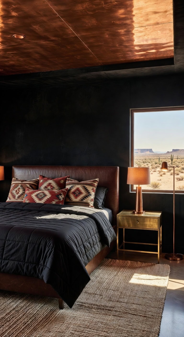 elegant black bedroom d cor