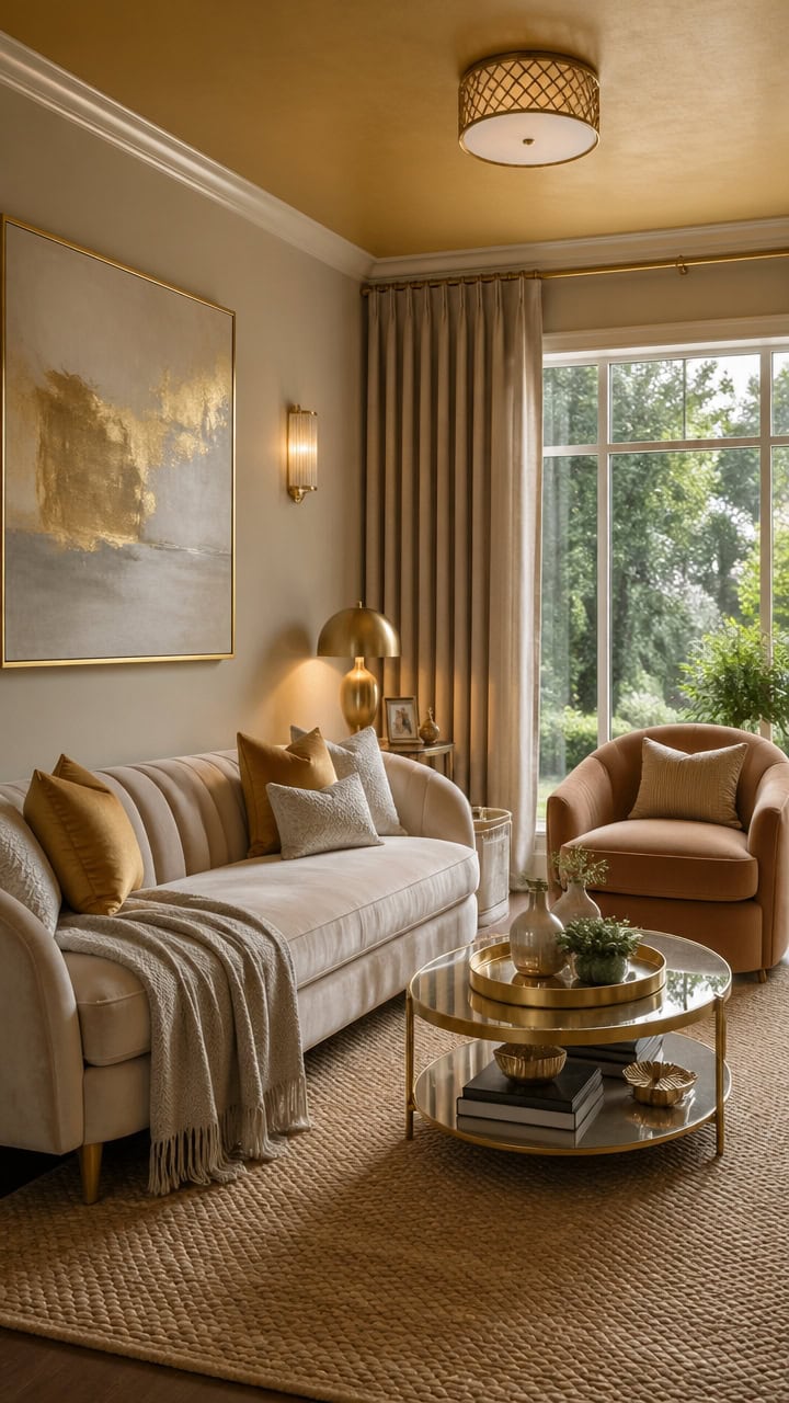 elegant cream gold d cor