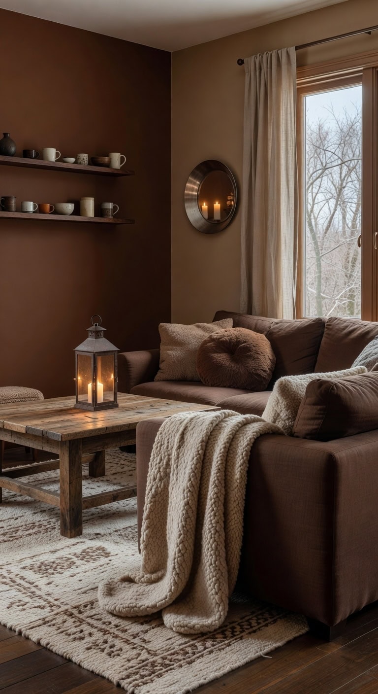 fleece wool rustic glow