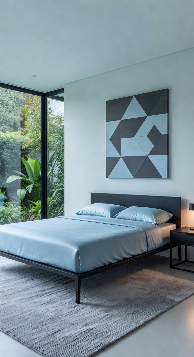 fresh blue bedroom inspiration