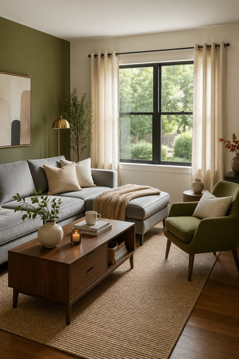 fresh creamy living makeover