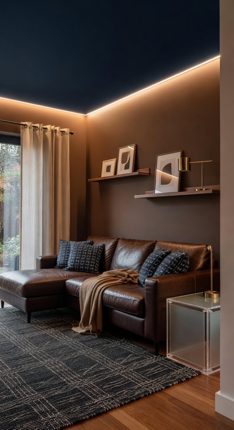 geometric rug acrylic glow