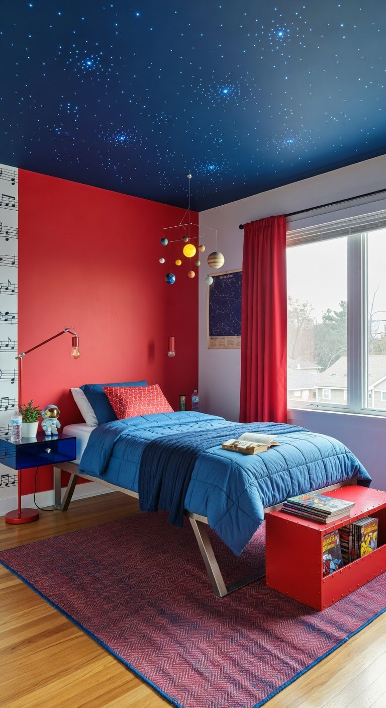 gravity defying space bedroom