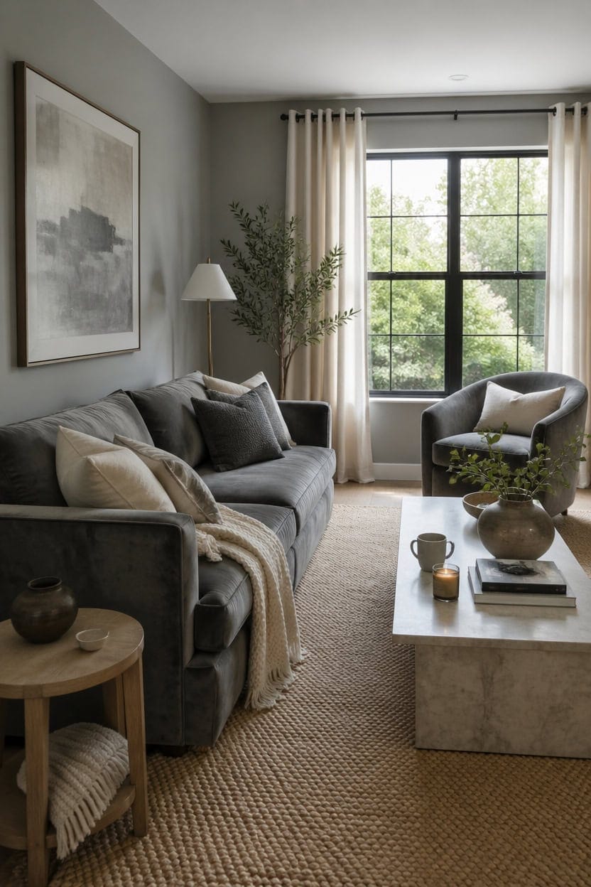 grey cream balanced living