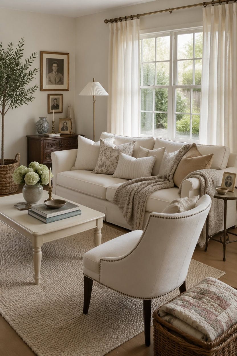 heirloom enhanced cream living