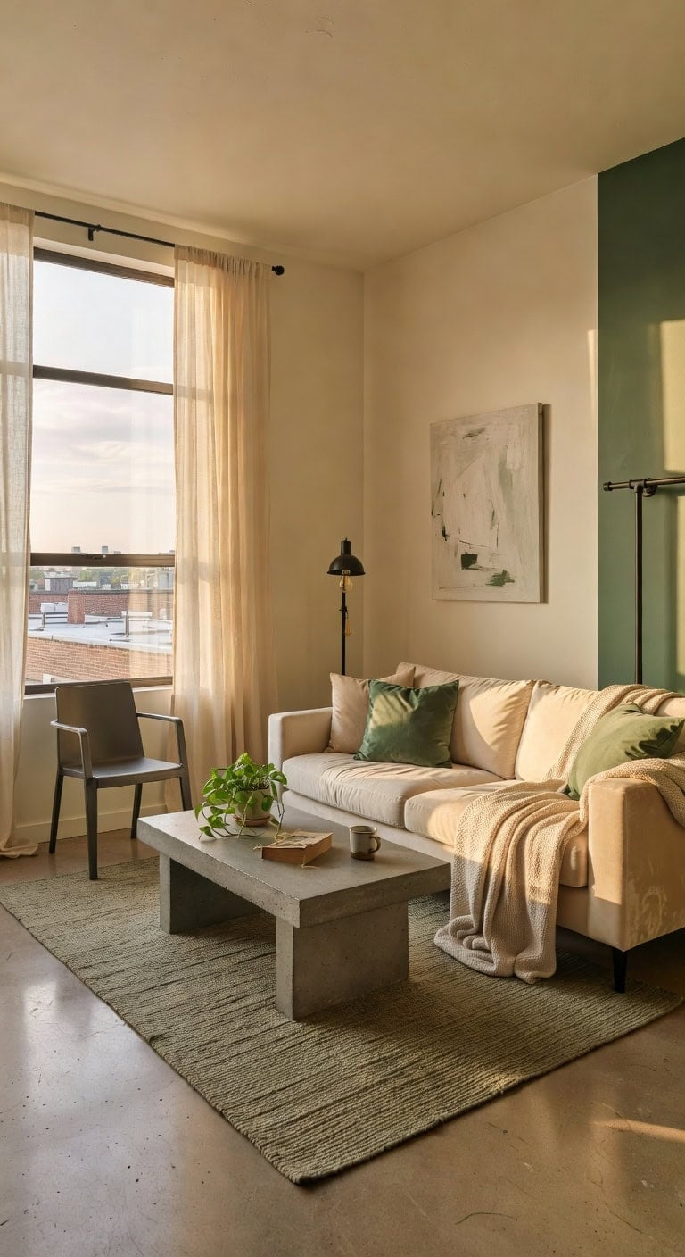 industrial loft cozy palette