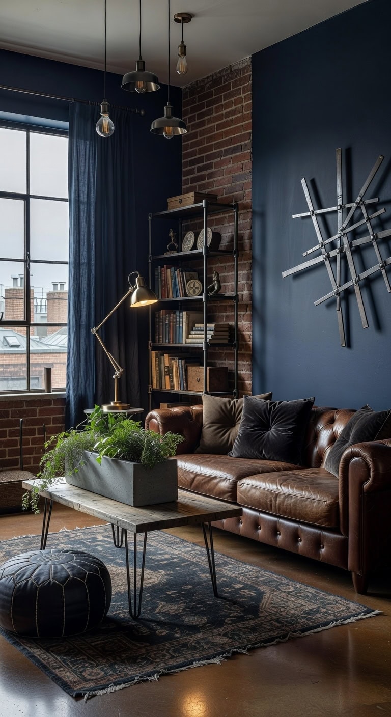 industrial navy with concrete