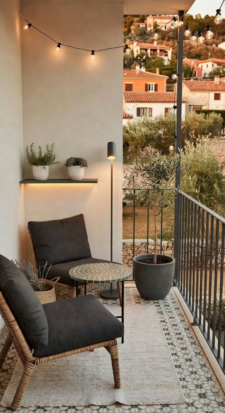 ivory and graphite balcony oasis