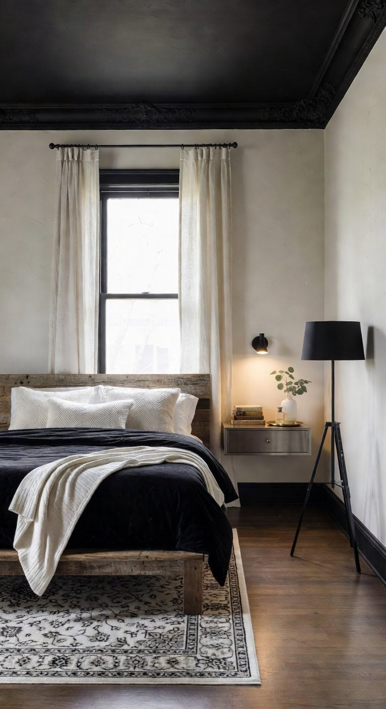 ivory black bedroom transformation