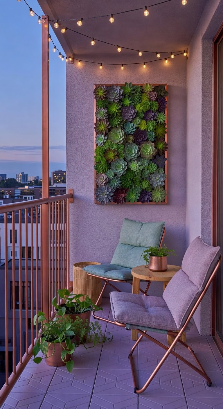 lilac copper urban succulent oasis