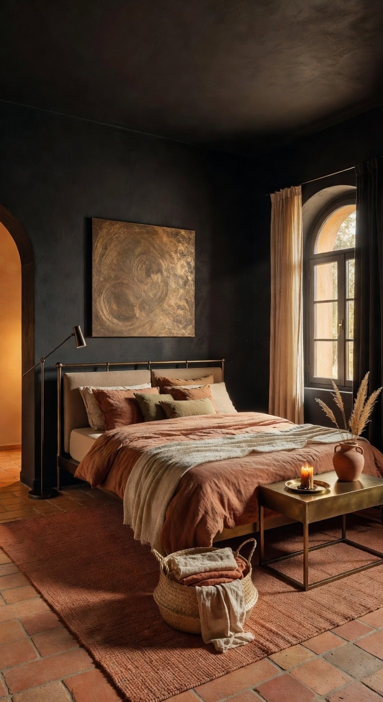 mediterranean black terracotta bronze