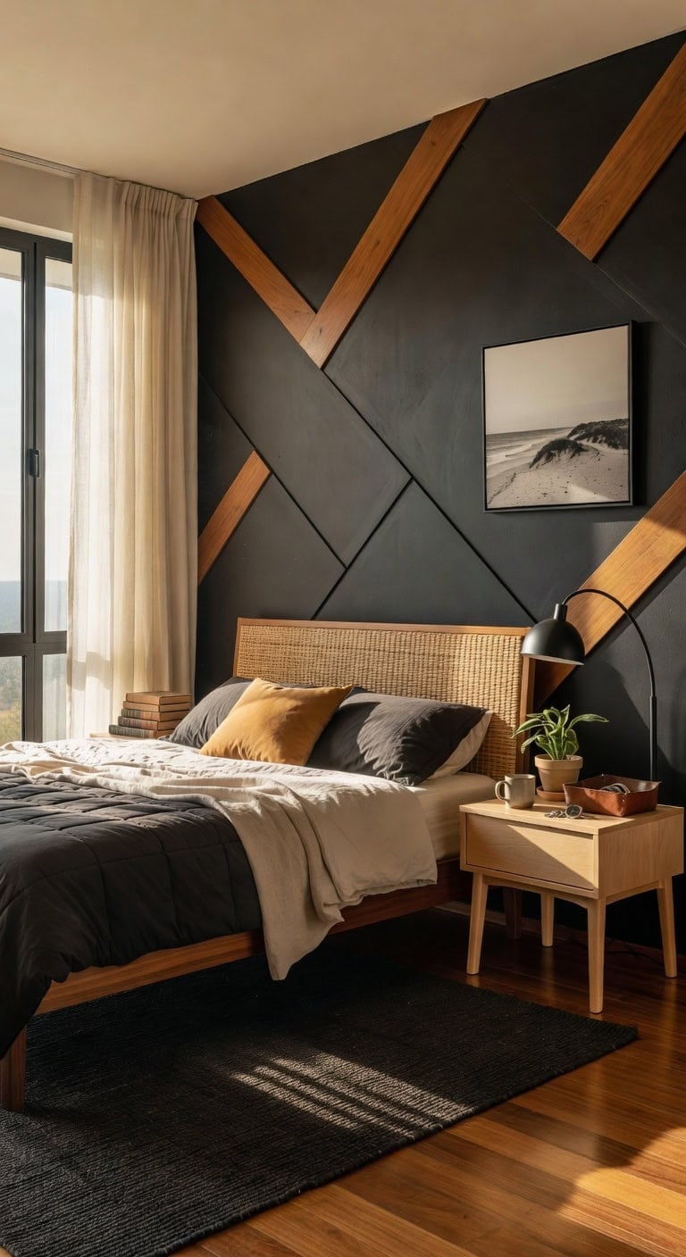 mid century coastal black sanctuary