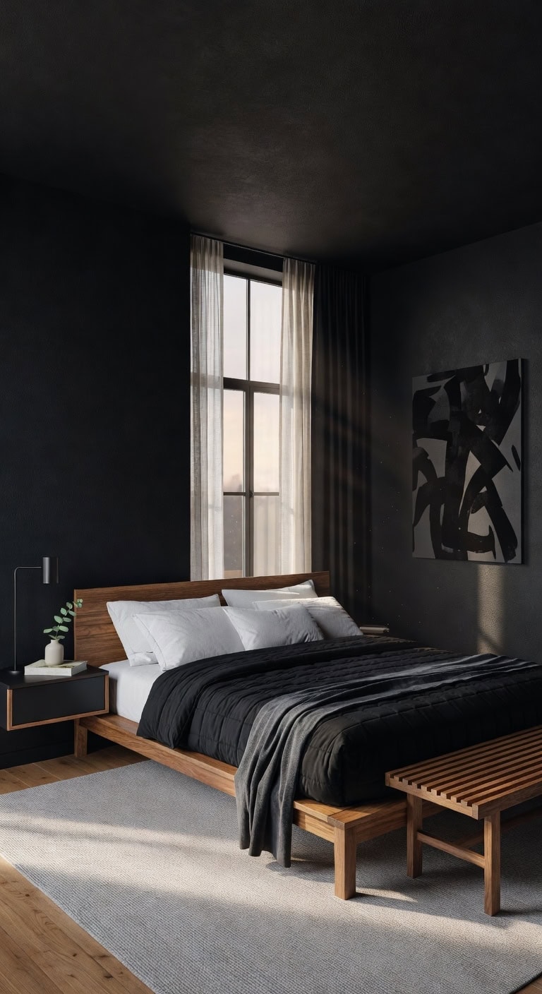 midnight black walnut minimalist