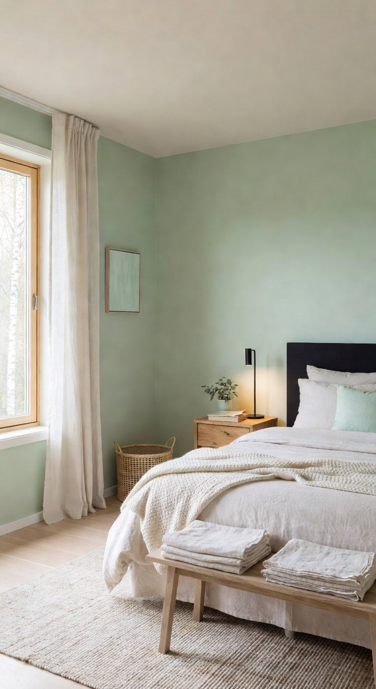 mint ivory black scandinavian