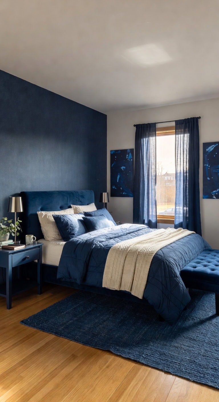 navy bedroom decor guide