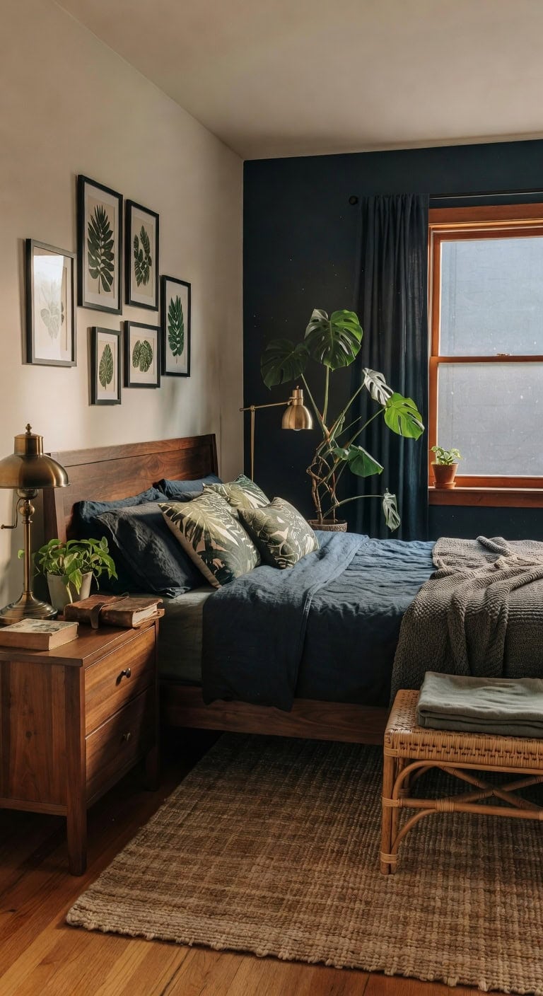 navy green jungle sanctuary