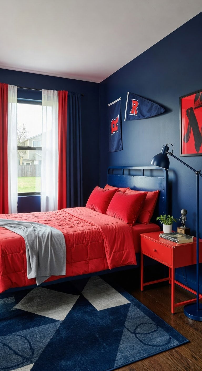 navy red sports sanctuary