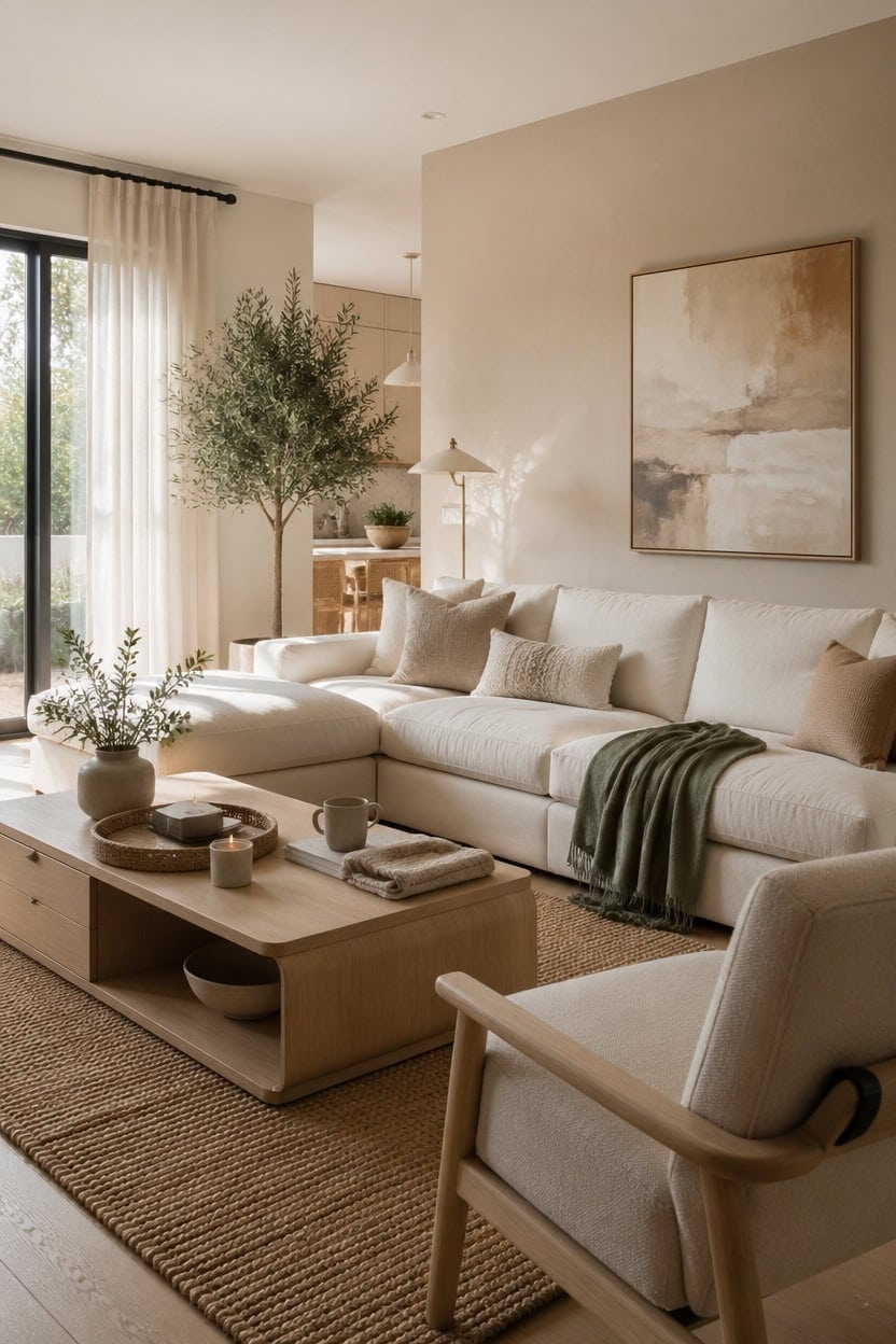 neutral tones with texture