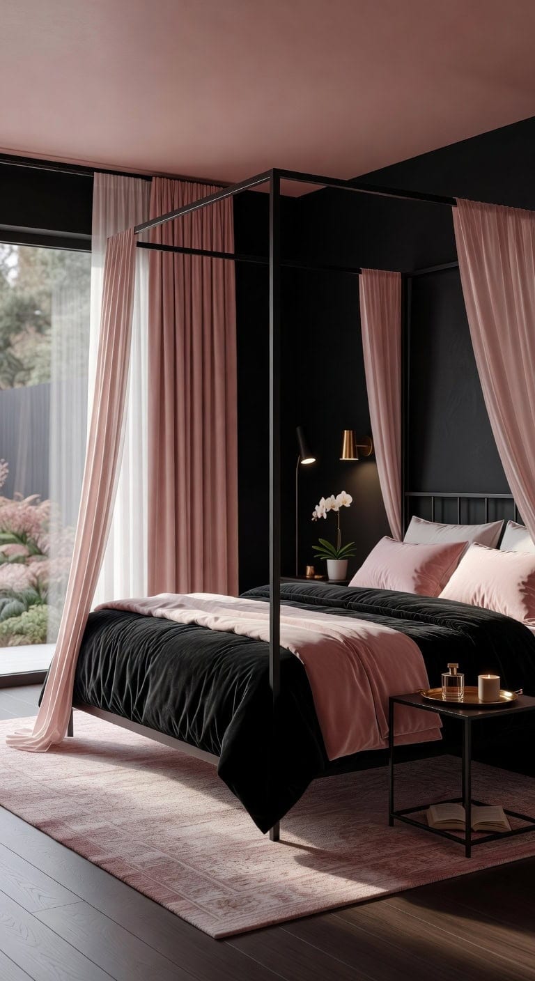 romantic blush canopy sanctuary