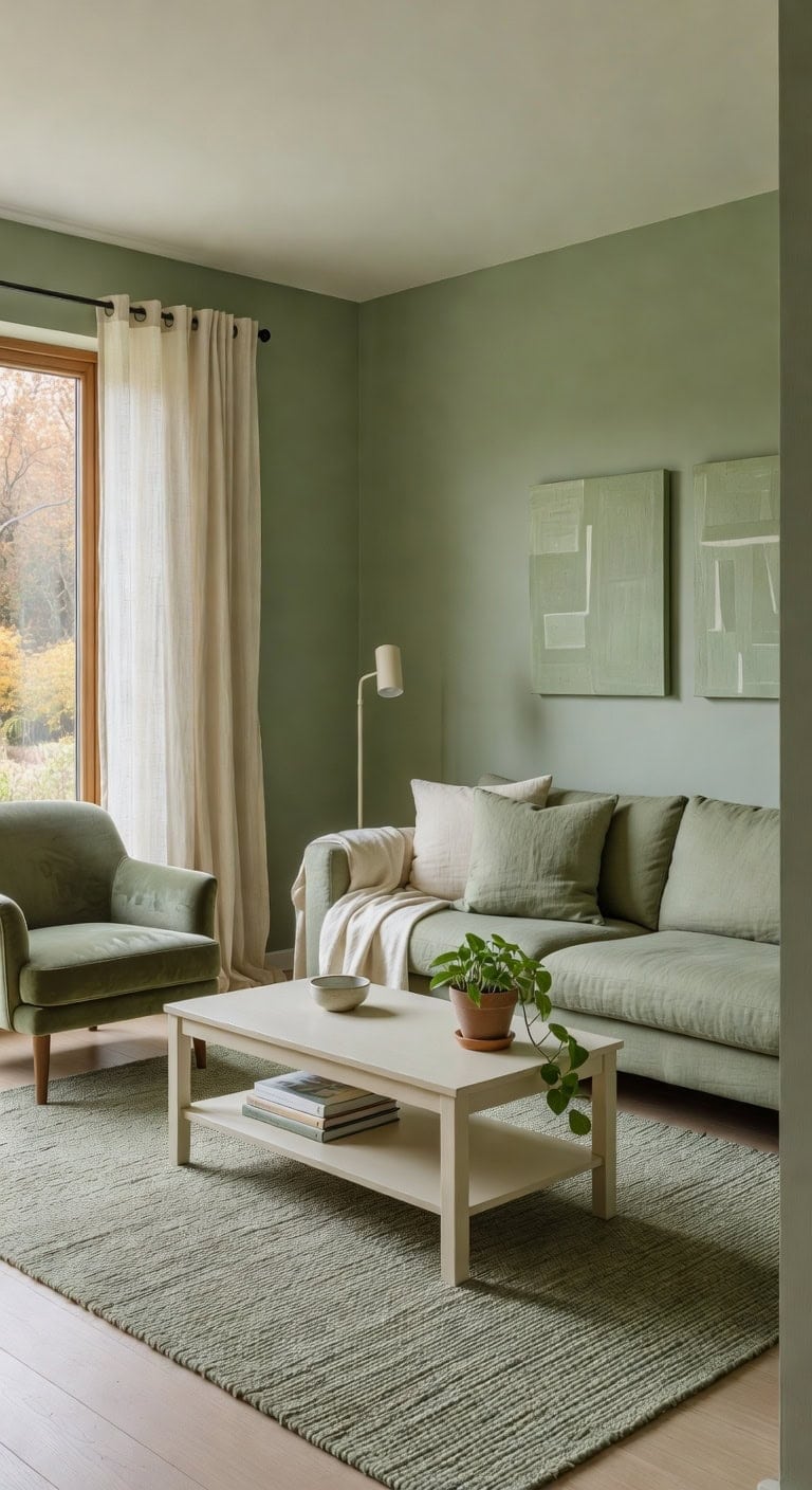 sage cream transitional living