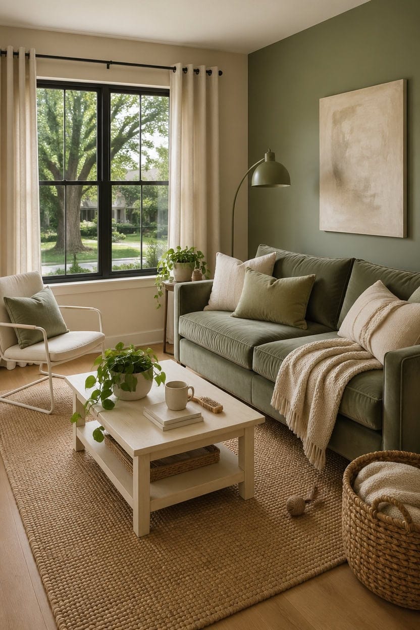 sage green pet friendly d cor