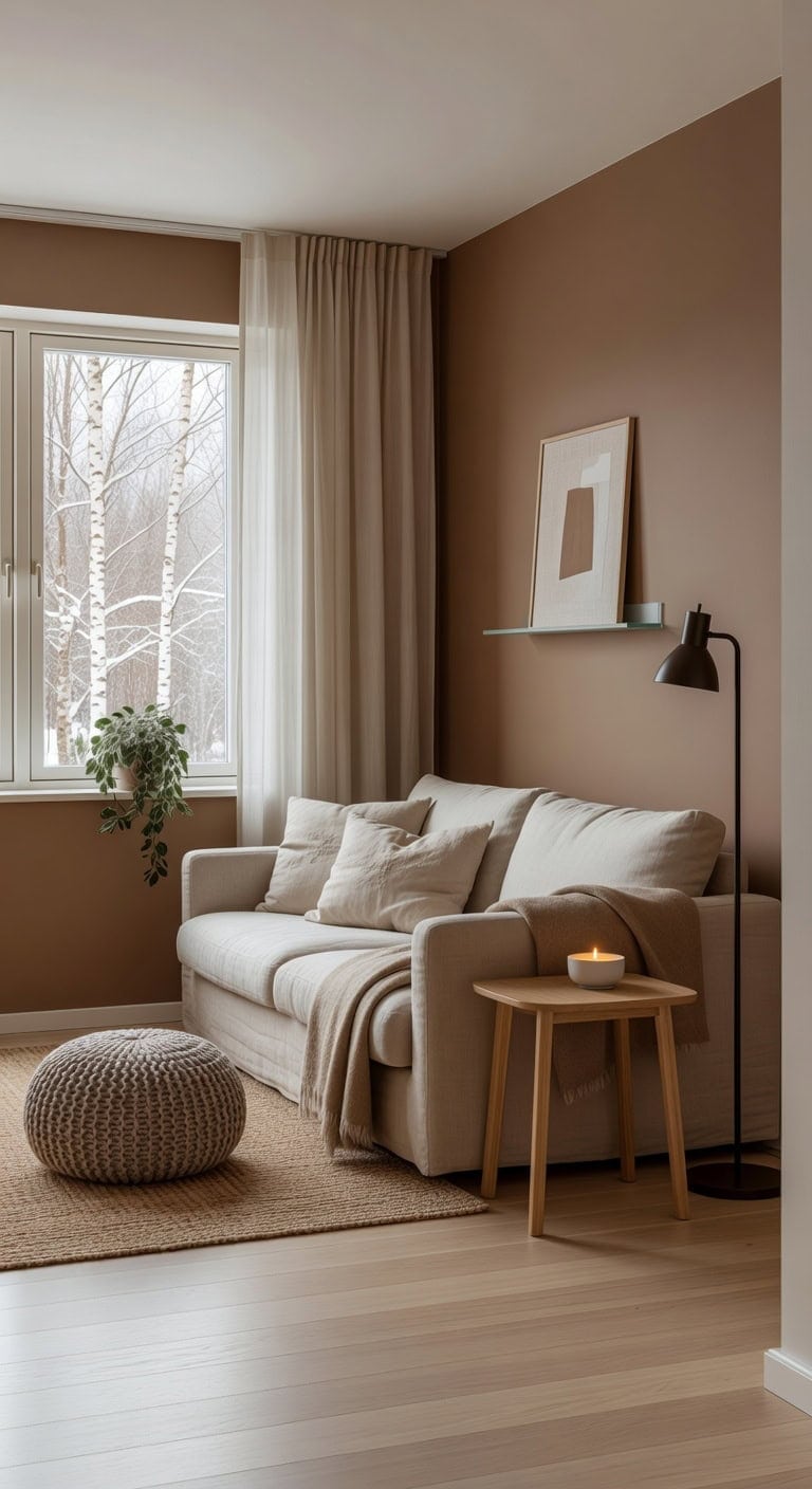 scandinavian beige minimalist cozy textures