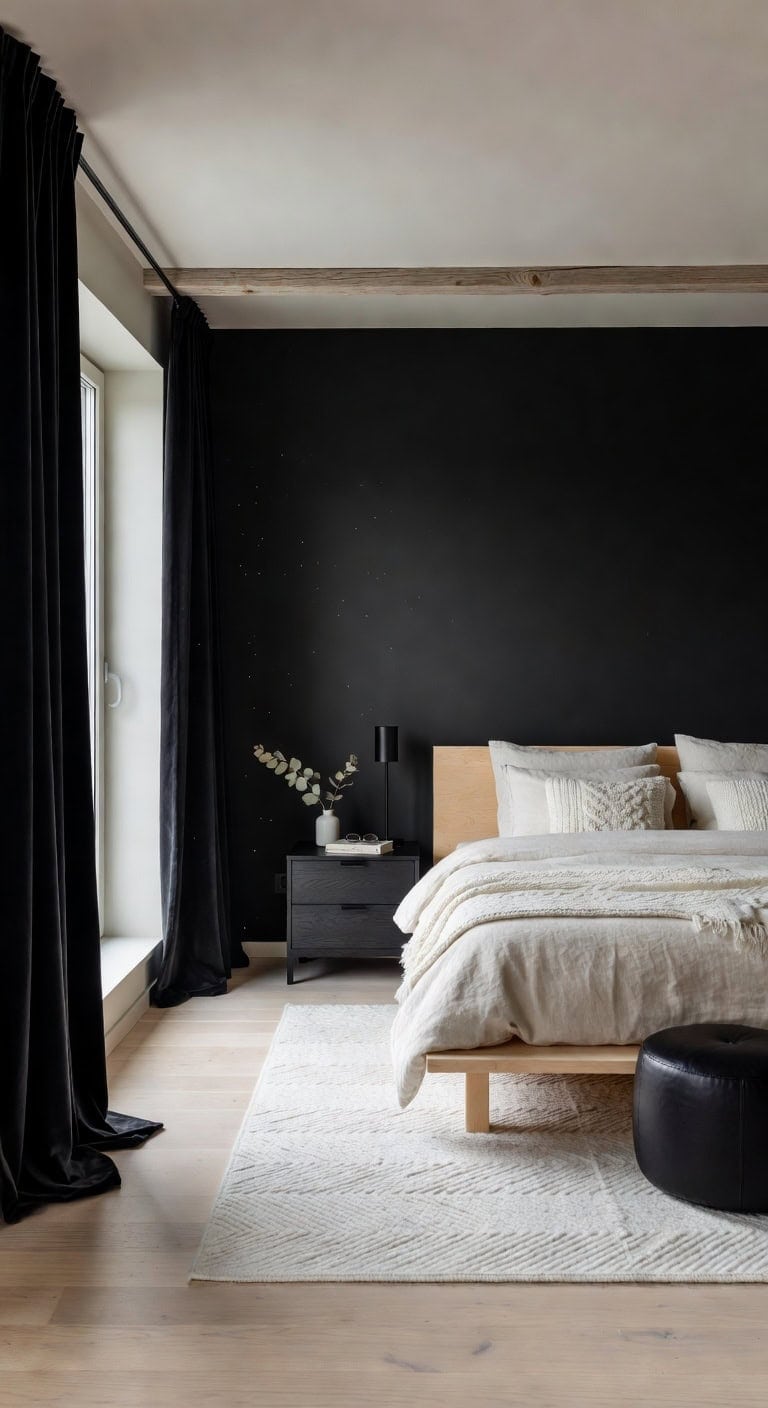 scandinavian black ivory retreat