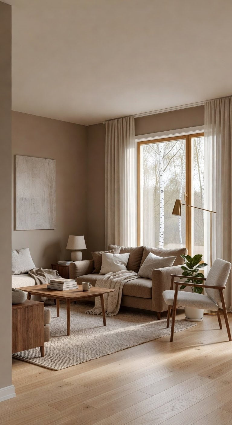 scandinavian minimalistic living room