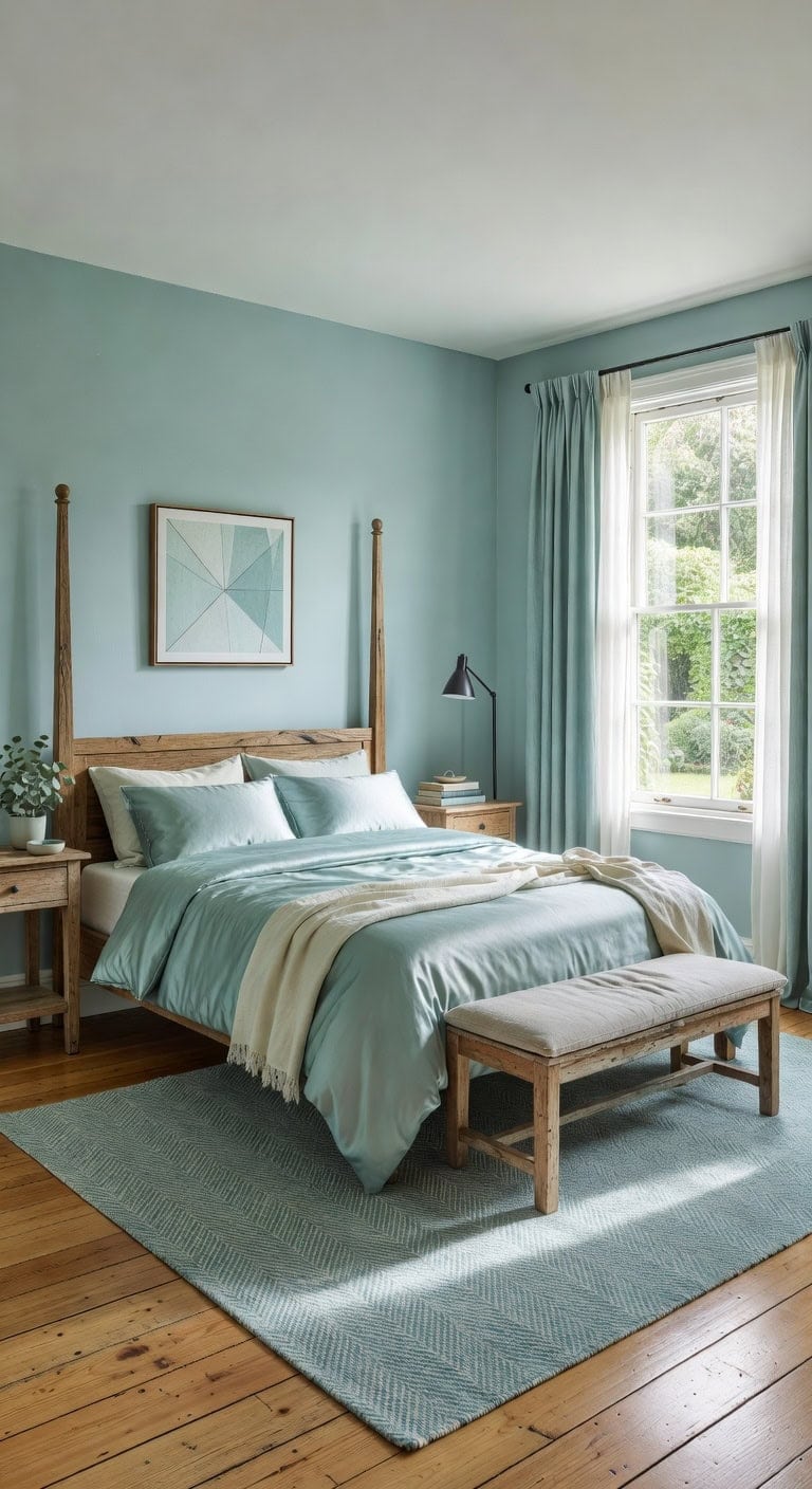 seafoam blue oak retreat