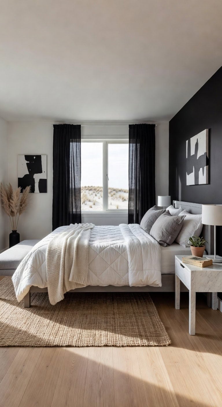 seaside black grey elegance