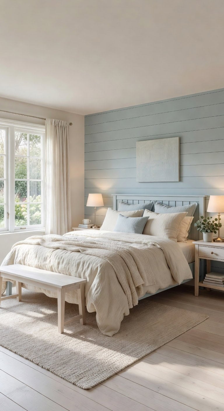 serene blue bedroom retreat