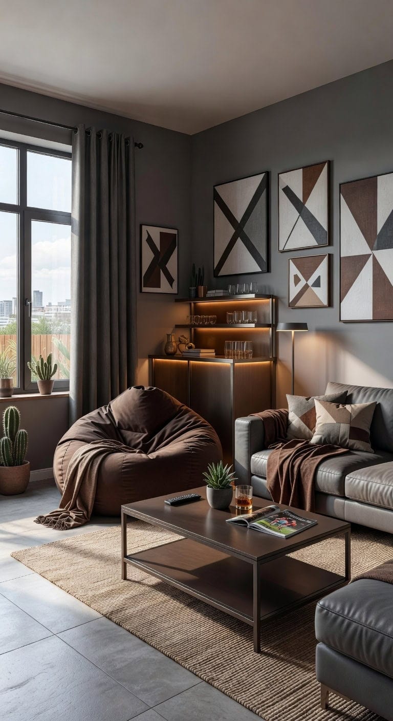 slate gray cocoa lounge