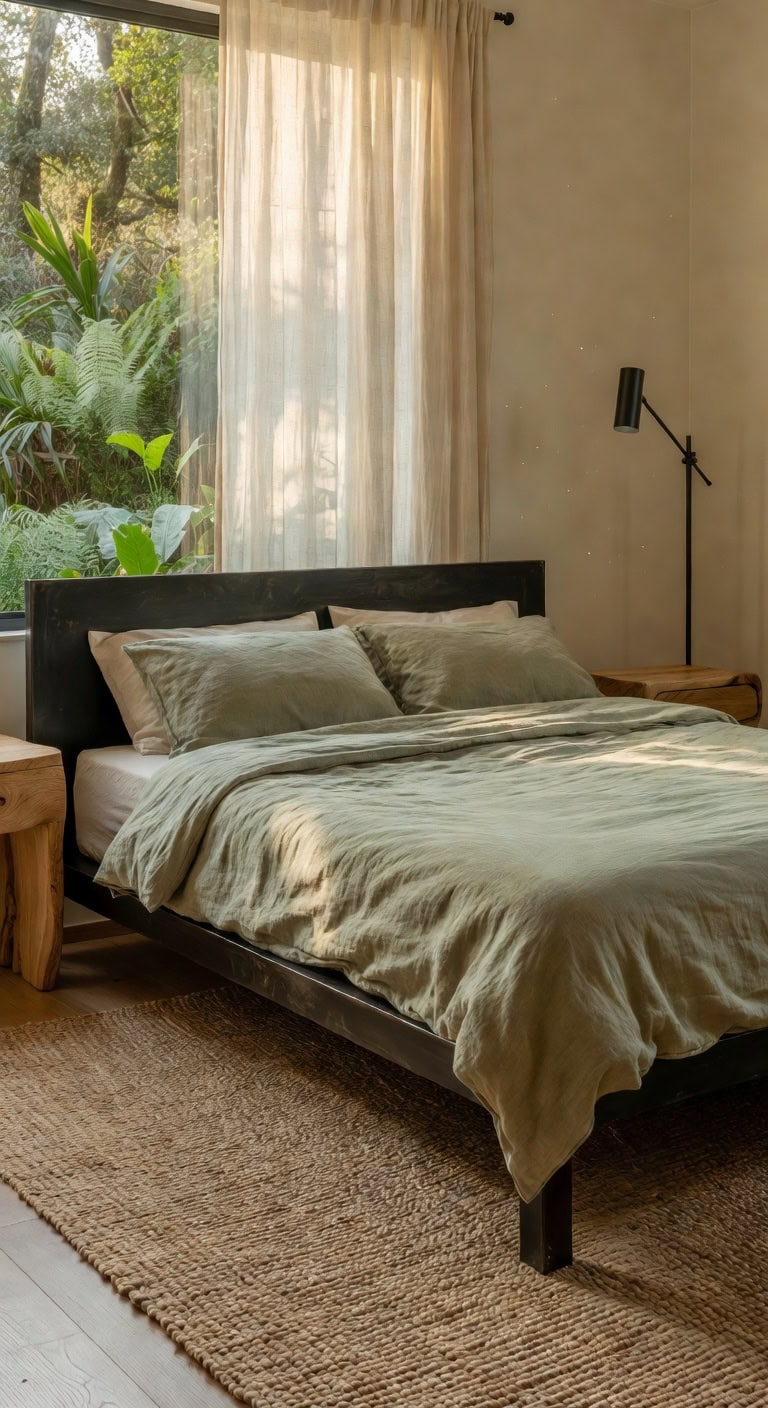 sleek black bedroom d cor