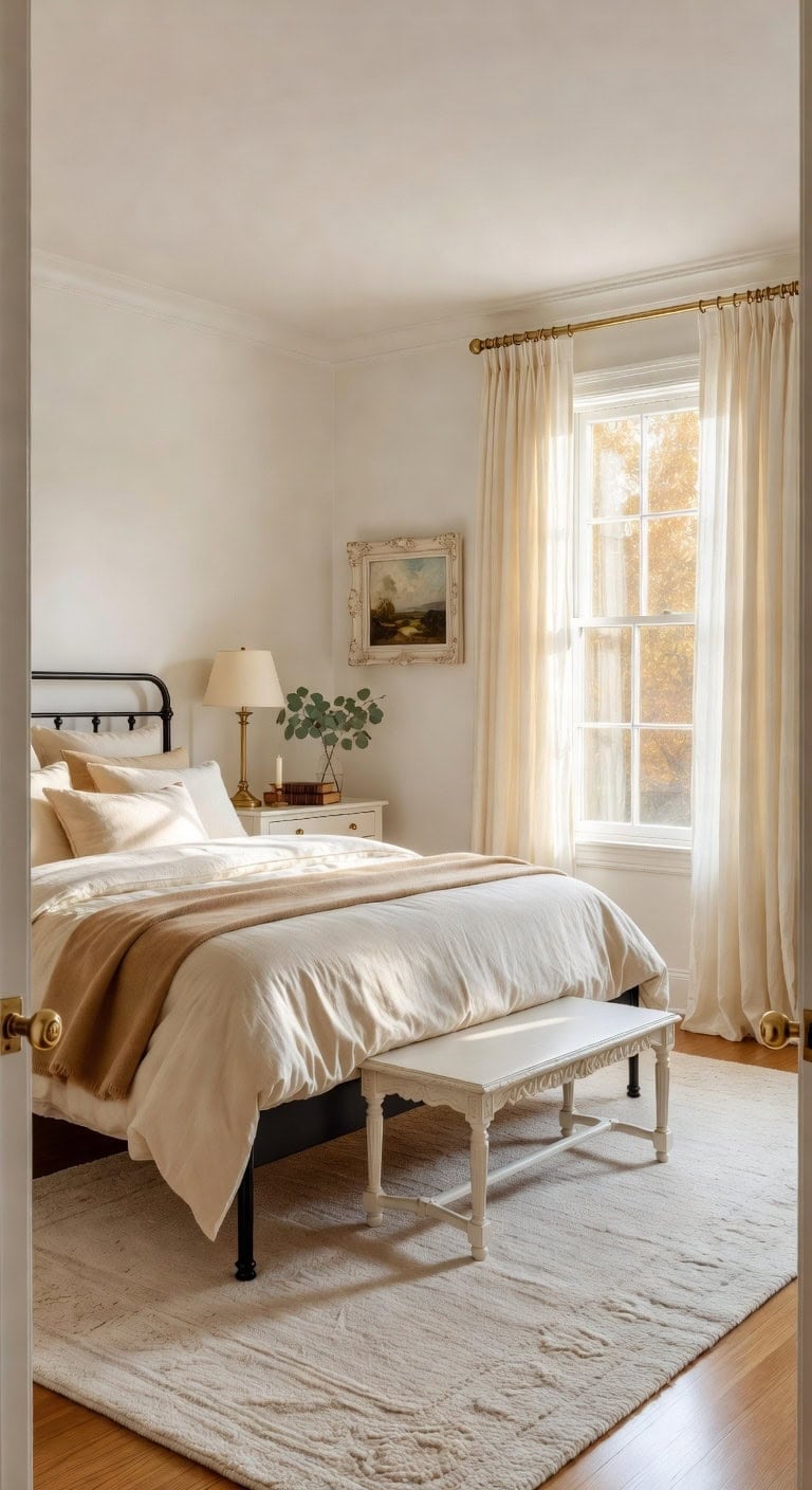 sleek black bedroom retreat