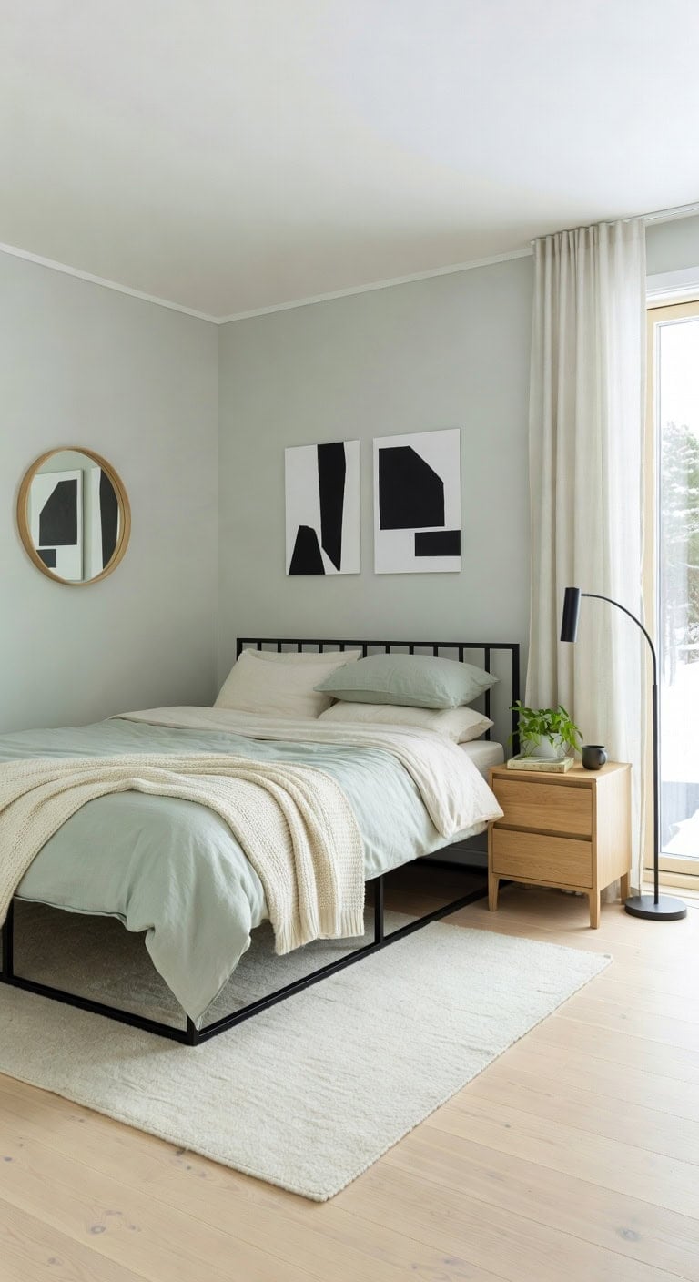 sleek black nordic retreat