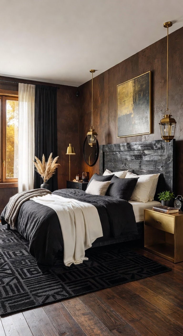sleek rustic luxe retreat