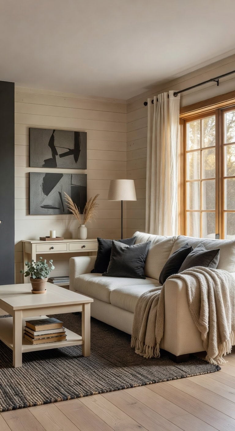 soft cream farmhouse modern