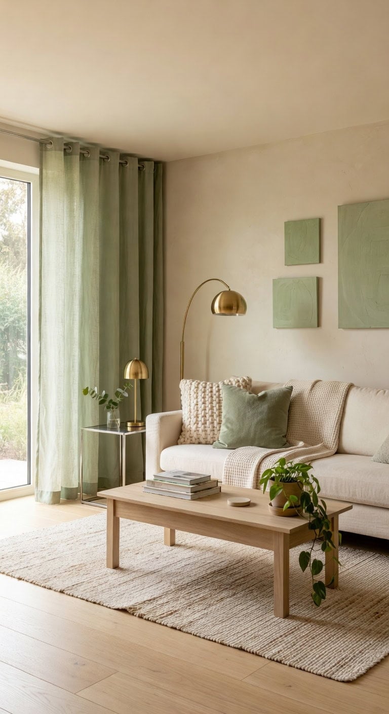 soft cream sage modern living