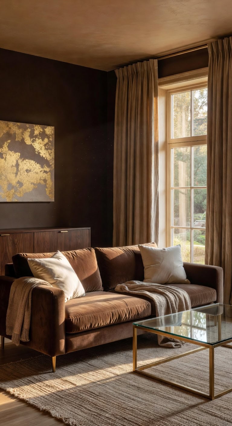 stylish couch centered living spaces