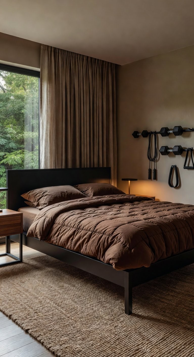 stylish mixed tone bedroom ideas