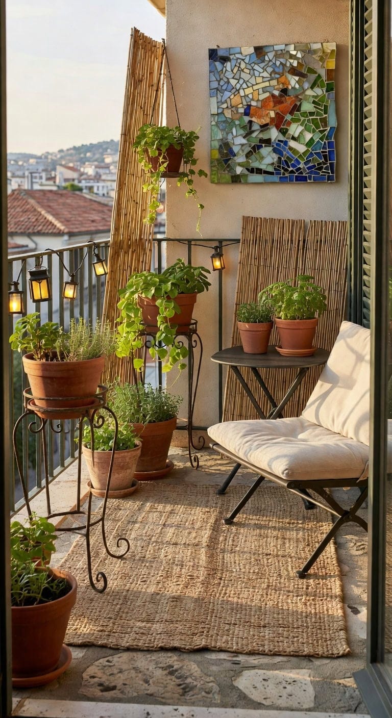 terracotta self watering balcony retreat