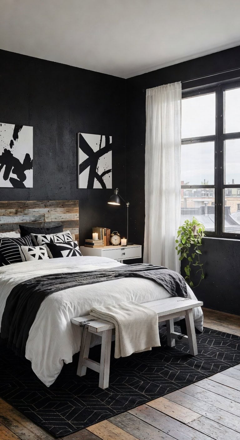 urban black white industrial sanctuary