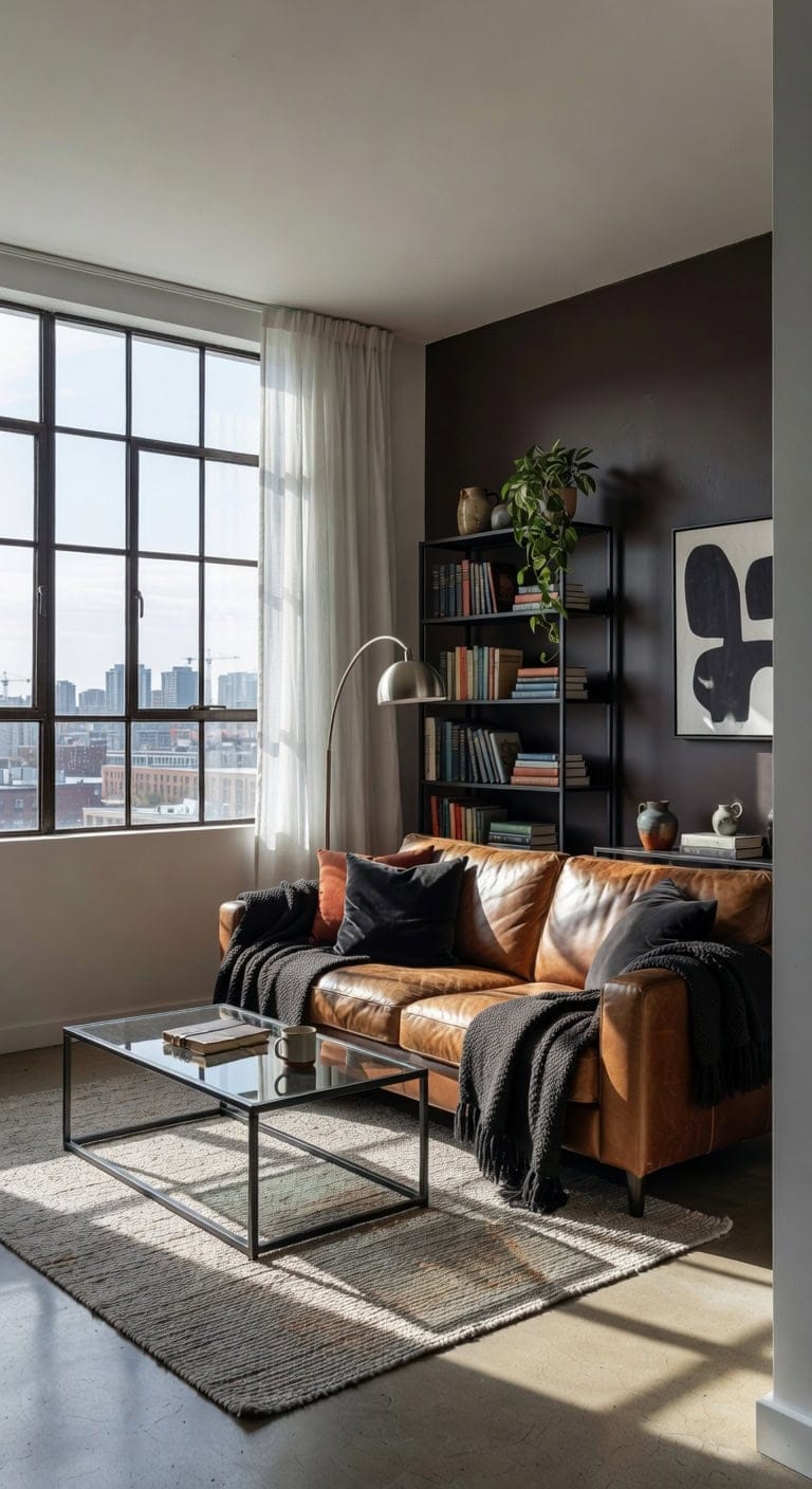 urban leather loft elegance