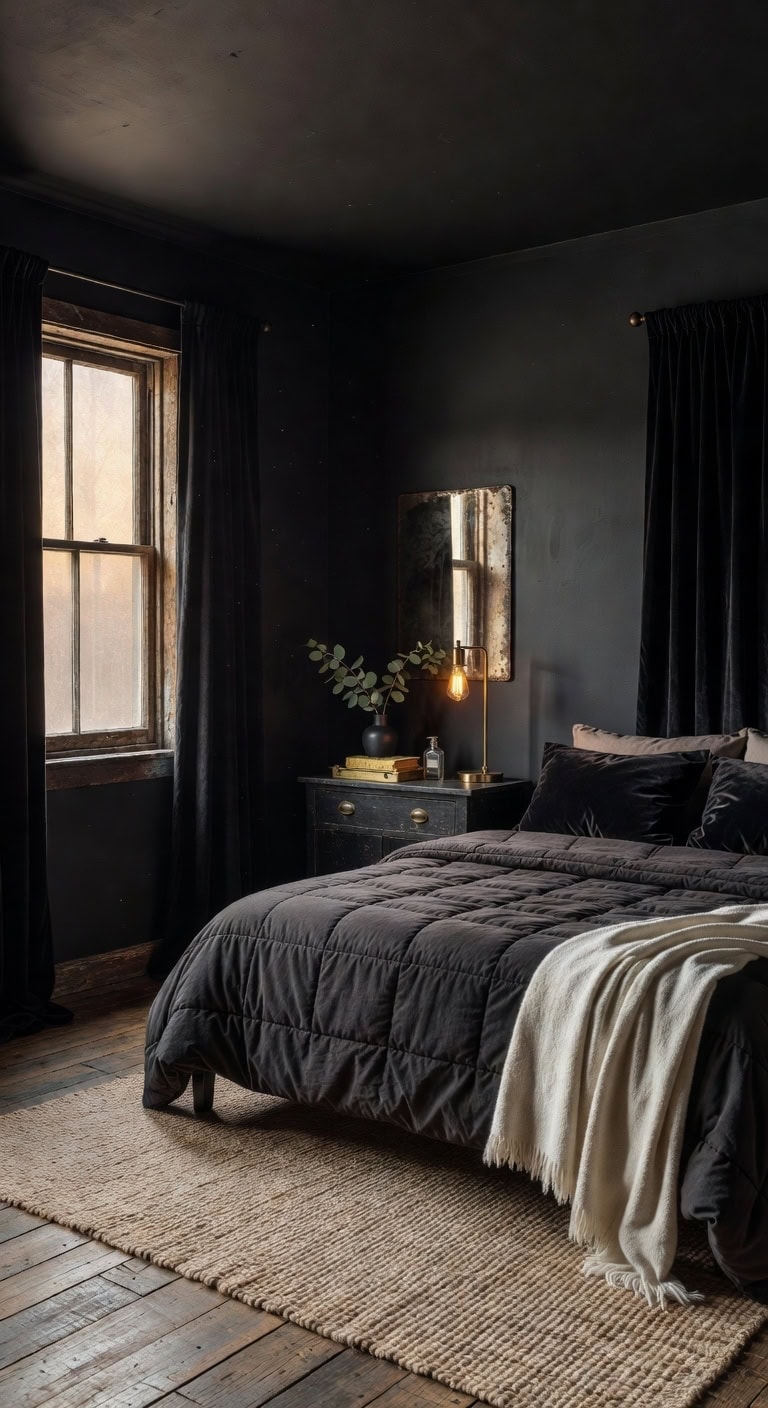 vintage brass nightstand chic